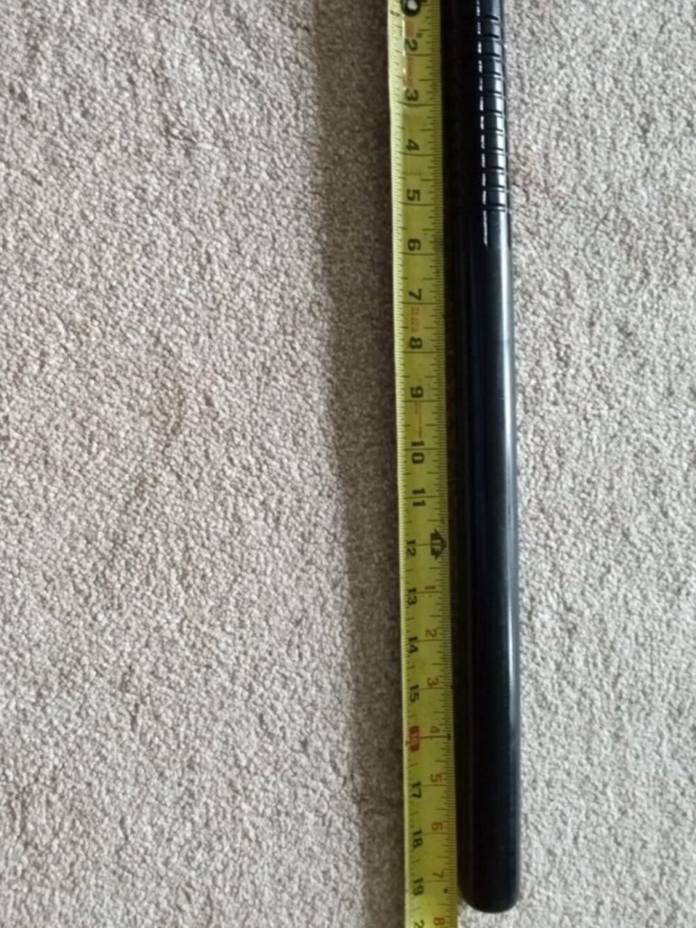 Vintage Authentic 1950s/60s Black Wood Chicago Police Baton Nightstick